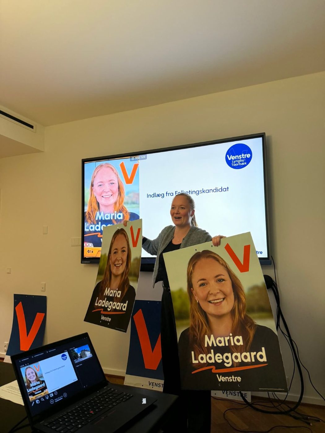 Kampagnemateriale for Maria Ladegaard