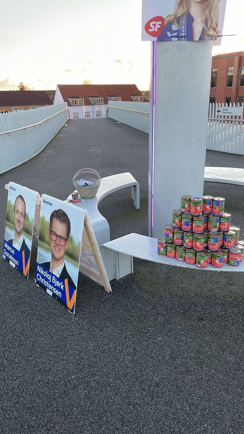 Kampagnemateriale fra valgkampen